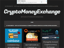 Tablet Screenshot of cryptomoneyexchange.org